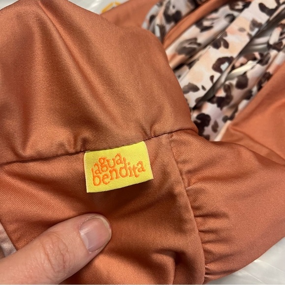 AQUA BENDITA Becca Pavana Leopard Print One Piece Swim Suit - Picture 9 of 10